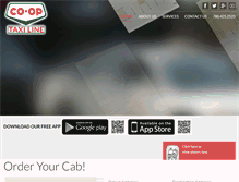 Tablet Screenshot of co-optaxi.com